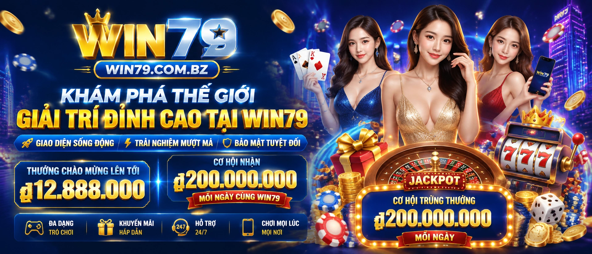 Hình ảnh giới thiệu khu casino Win79